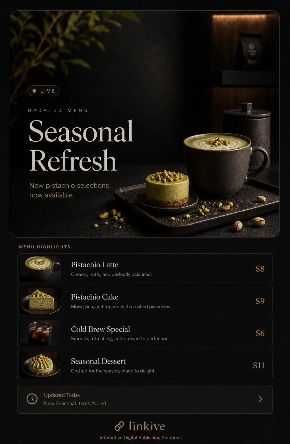 Current updated Noir Café live publication version